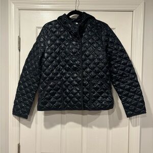 J. Crew Double Breasted Quilted Lightweight Puffer Jacket